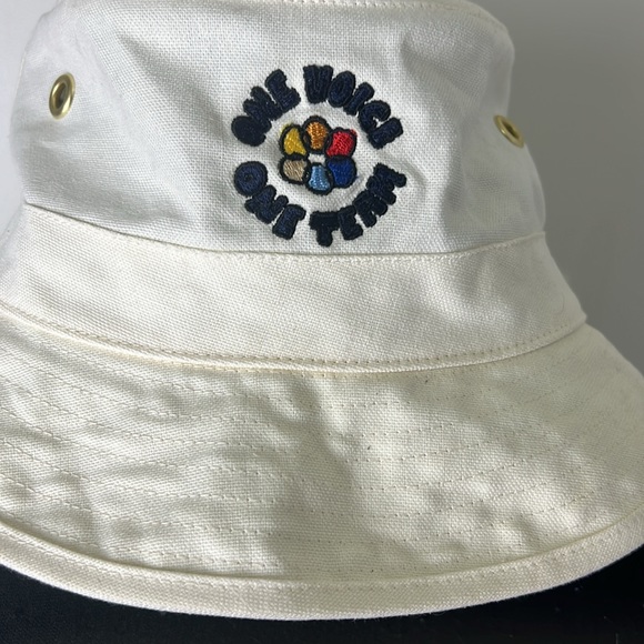 Vintage Cotton soft Khaki Cream Bucket Hat Size OS - Picture 2 of 13